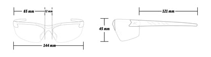 EDGE Safety Glasses DZ111VS-G2, One Size – view 5