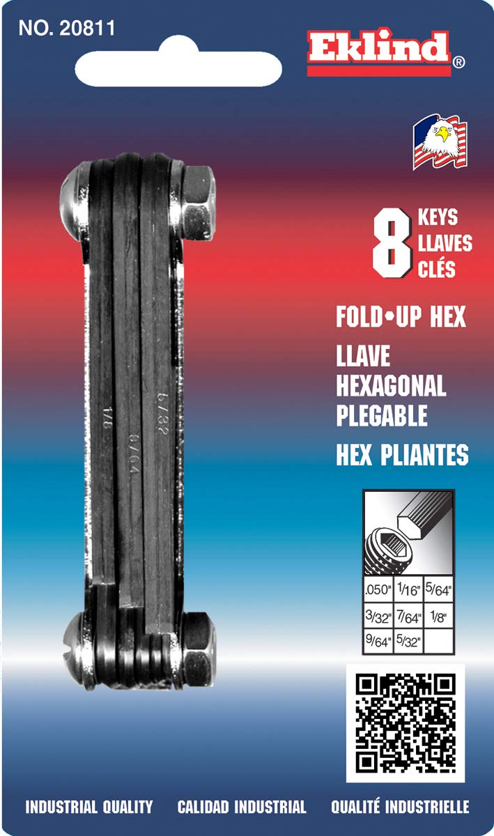 Eklind Tool Wrench 20811, 8-Piece Set (0.05" to 5/32") – view 2