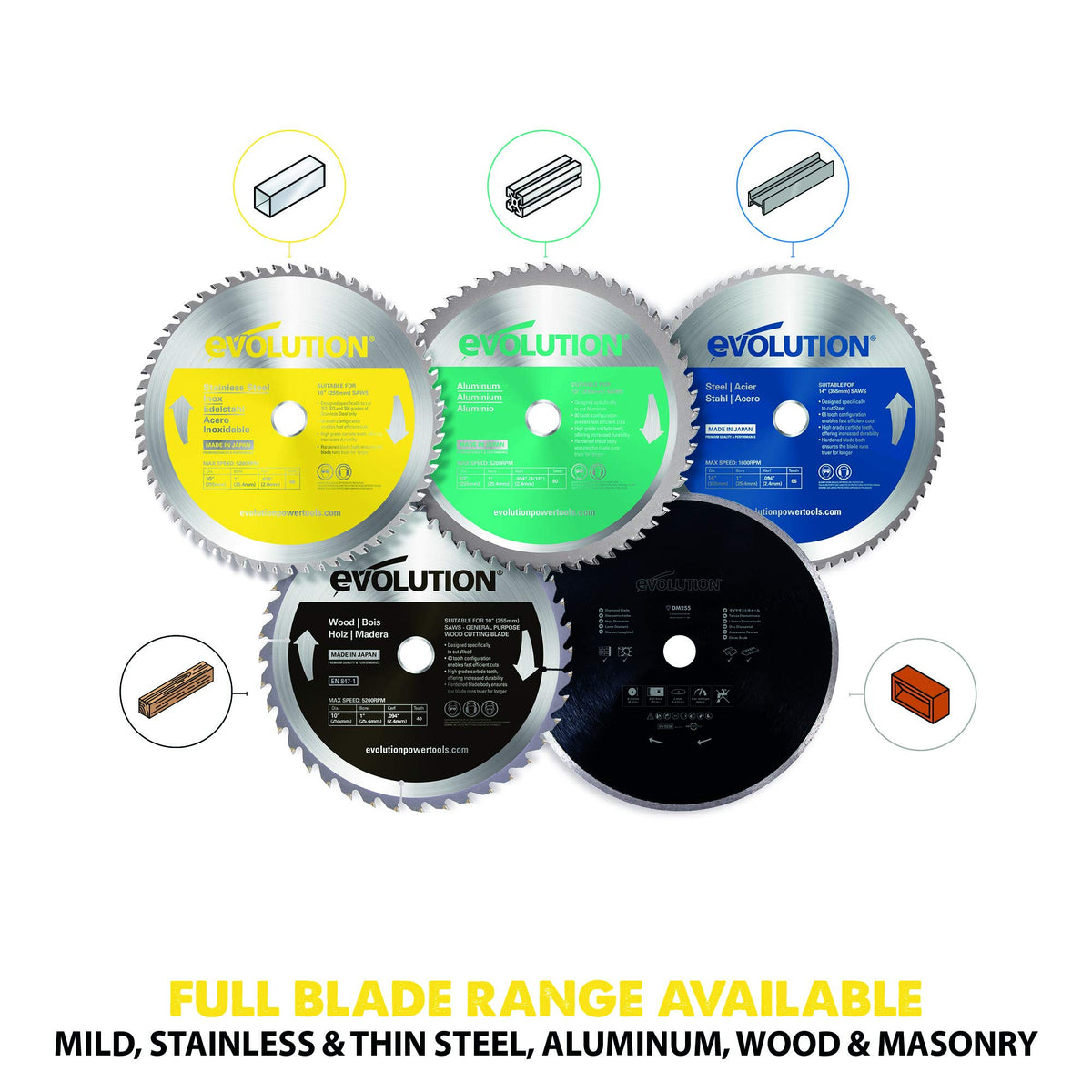 EVOLUTION Saw Blade 10BLADESSN, 10 Inch – view 4