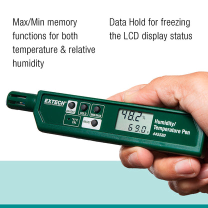 Extech Humidity Meter 445580, compact size – view 6
