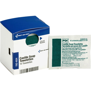 First Aid Only Skin Cleaning Wipe FAE-4004, 10 Count