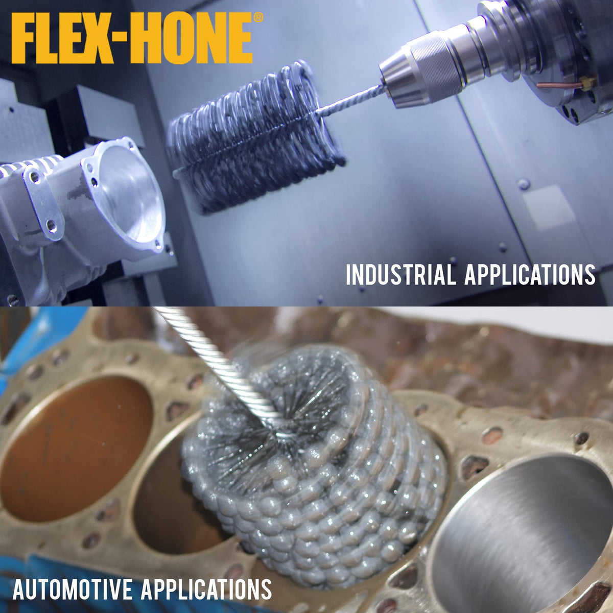 Flex-Hone Abrasive Brush GBD51212, 5.500" (140mm) – view 2