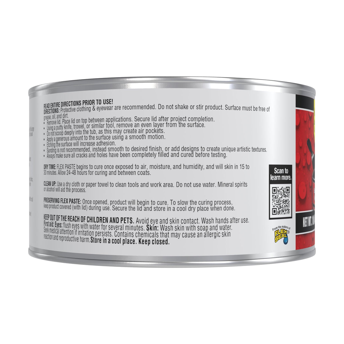 Flex Paste Sealant PFSBLKR16, Half-Quart – view 2