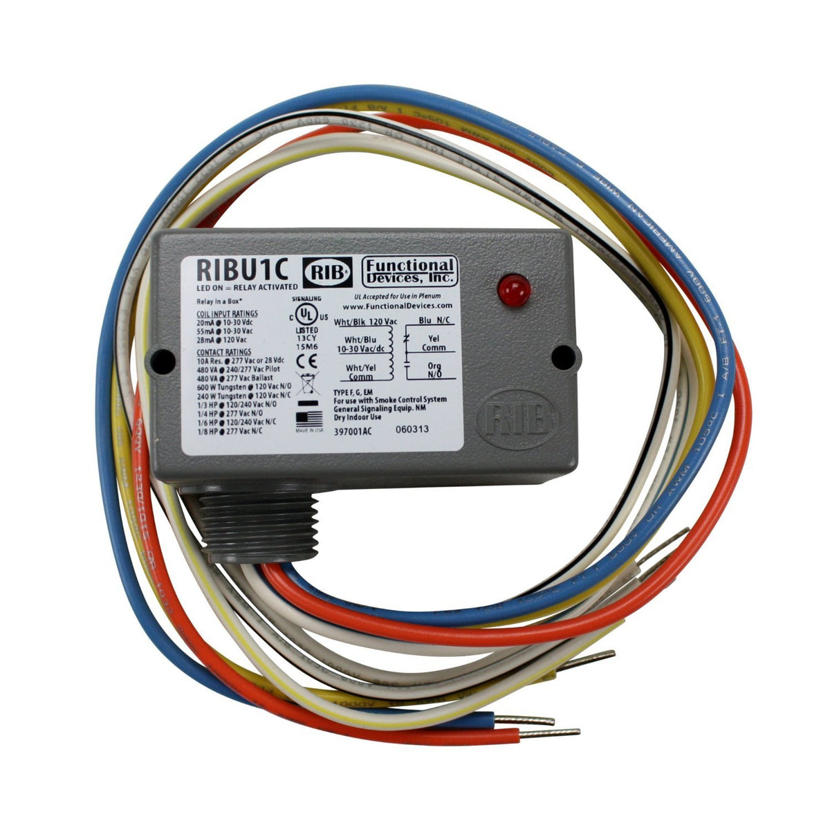 Functional Devices Relay RIBU1C – view 3