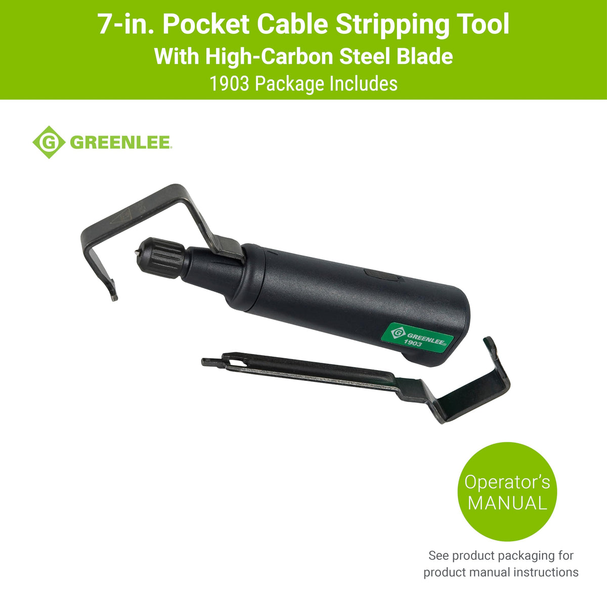 Greenlee Wire Stripper 1903 – view 2