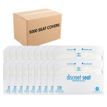 Hospeco Toilet Seat DS-5000, 1-(20 Packs of 250), 5000 Count