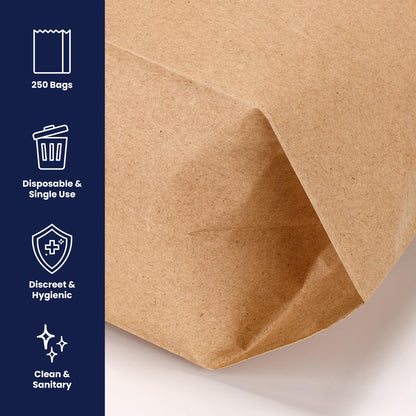 Hospeco Waste Bag HOS 6141, 1.3 Gallon, 250 Count – view 2