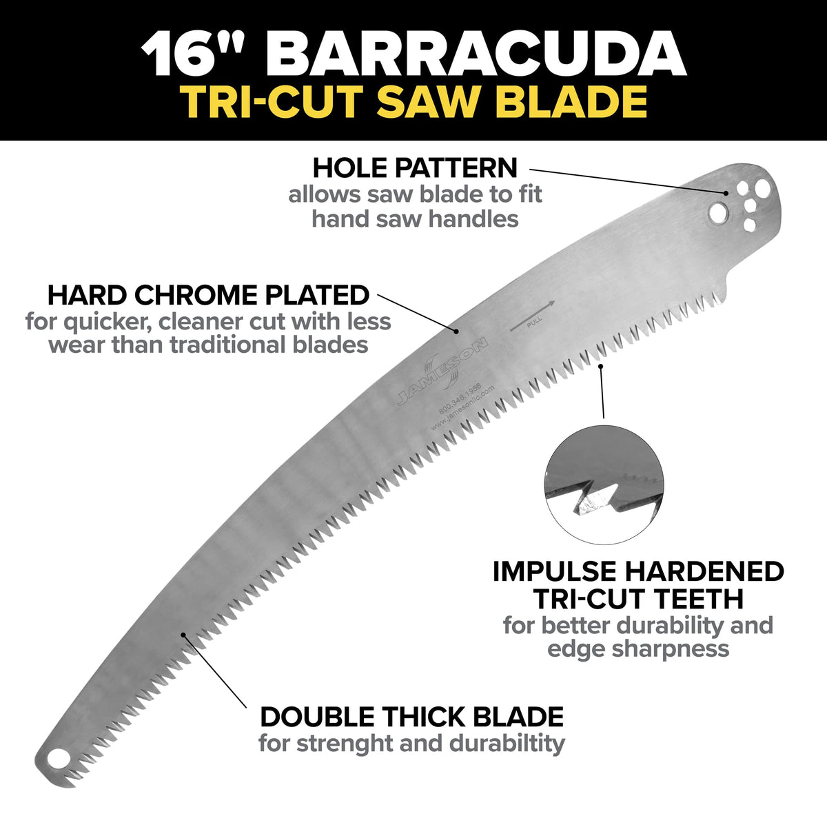 Jameson Saw Blade SB-16TE, 16" – view 3