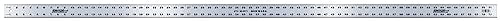 Johnson Ruler J72, 2"L x 72"W x 0.13"H – view 4