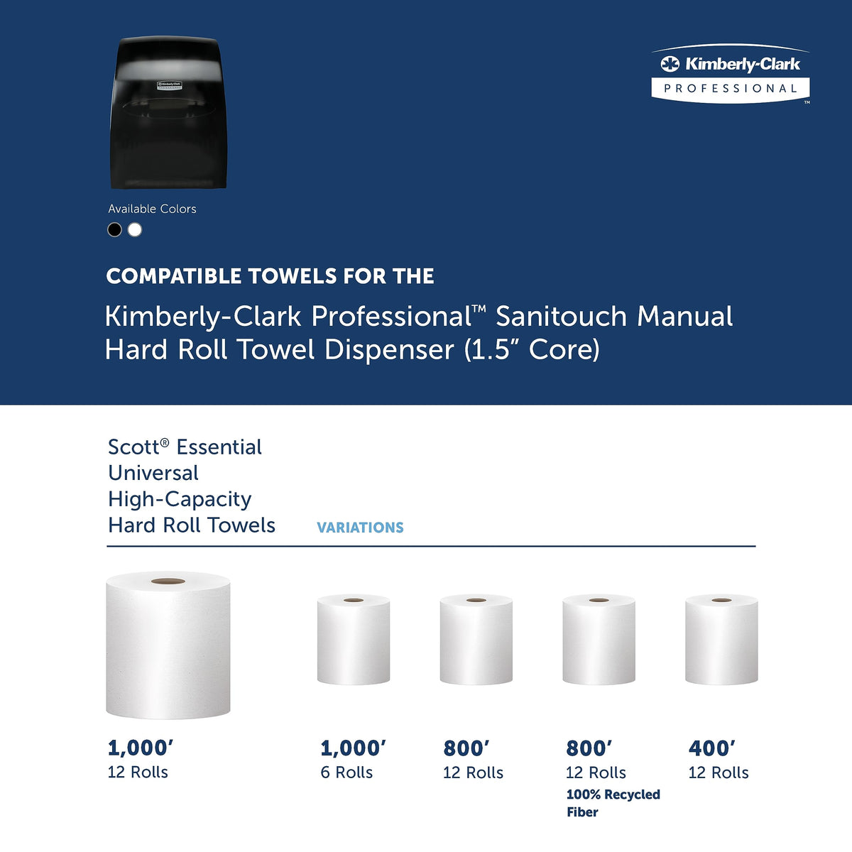 KIMBERLY-CLARK PROFESSIONAL Paper Towel Holder 09990, 1.5" – view 8