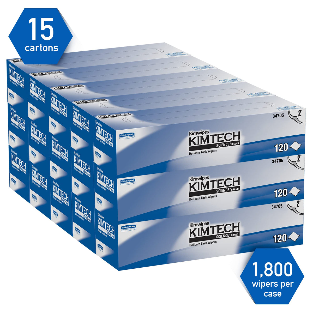 KIMTECH Surface Cleaning Wipe 34705, 1 Count (Pack of 1800) – view 2
