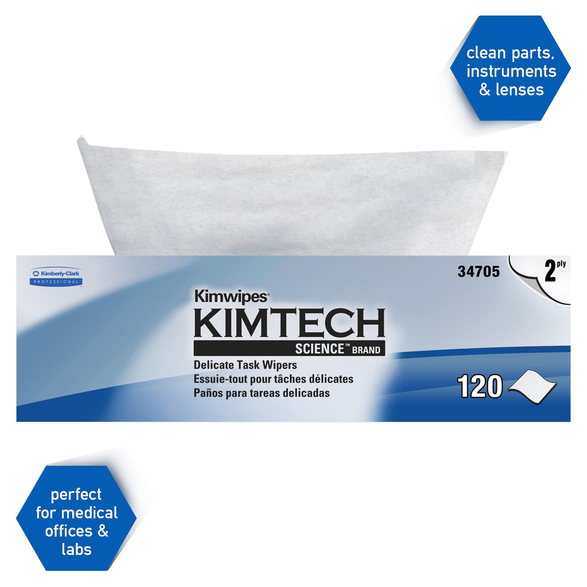 KIMTECH Surface Cleaning Wipe 34705, 1 Count (Pack of 1800) – view 5