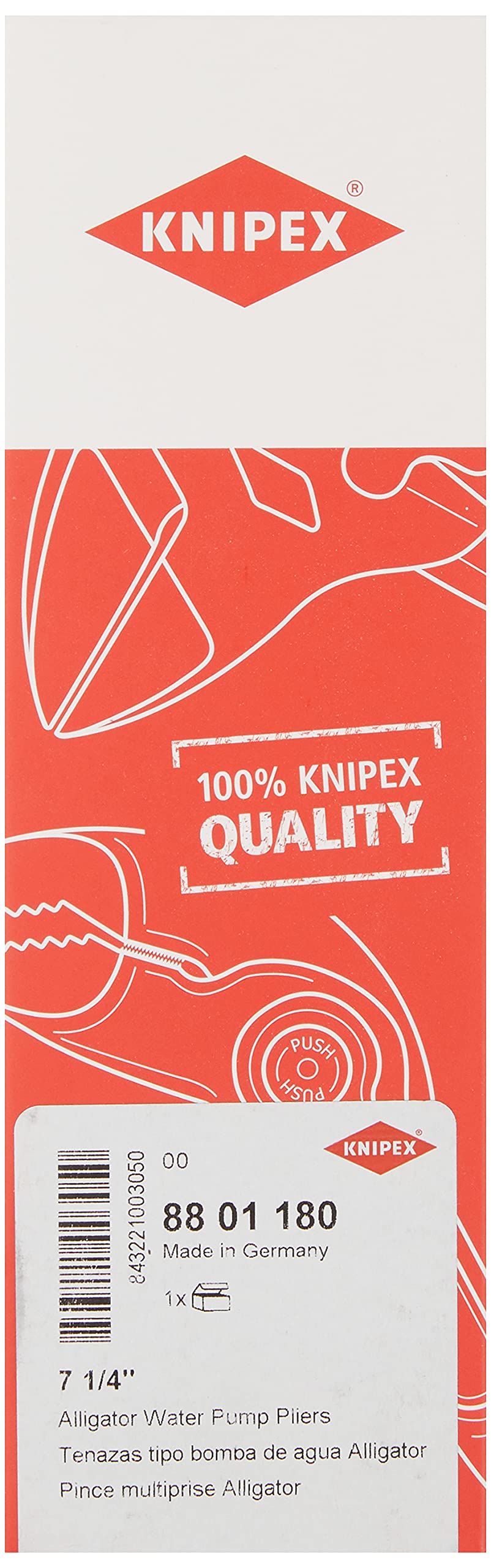 KNIPEX Pliers 8801180, 7 1/4-Inch – view 6