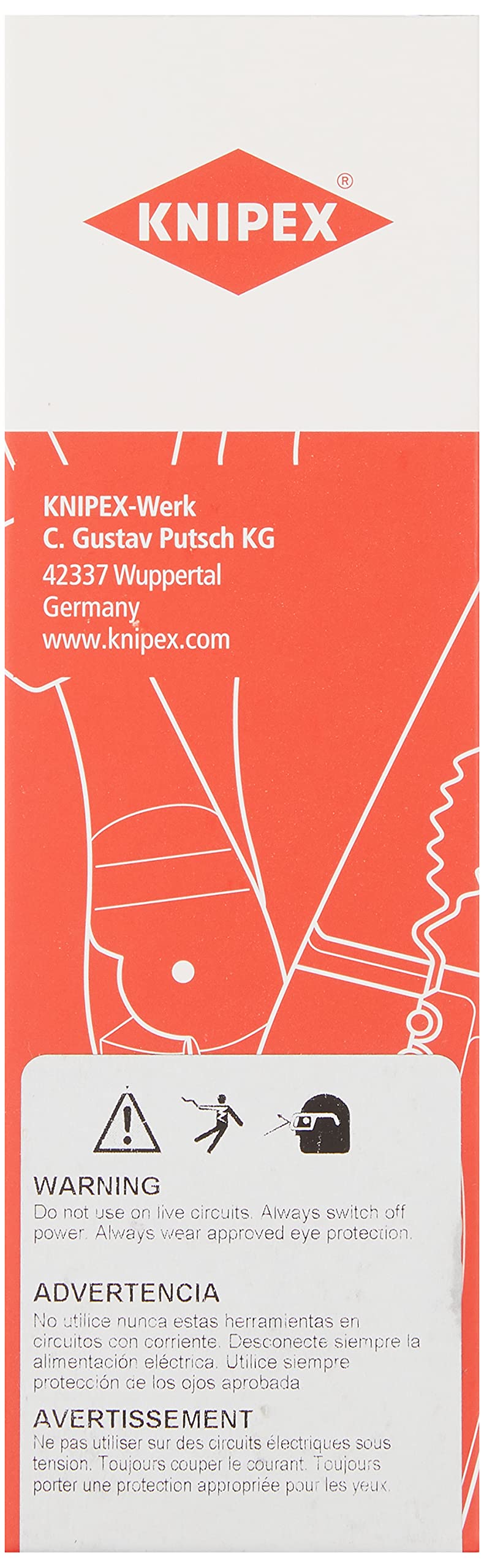 KNIPEX Pliers 8801180, 7 1/4-Inch – view 7