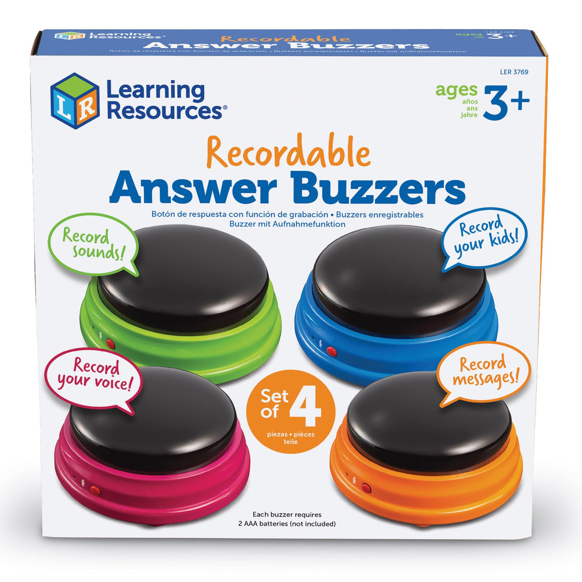 Learning Resources Toys And Games LER3769, 8 1/2" Width x 14" Length