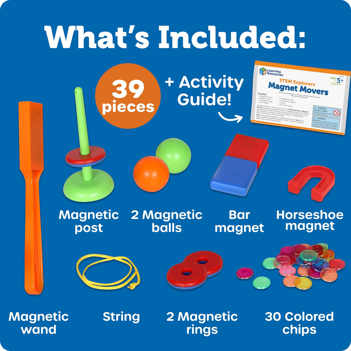 Learning Resources Toys And Games LER9295, Medium, 34 Count – view 6