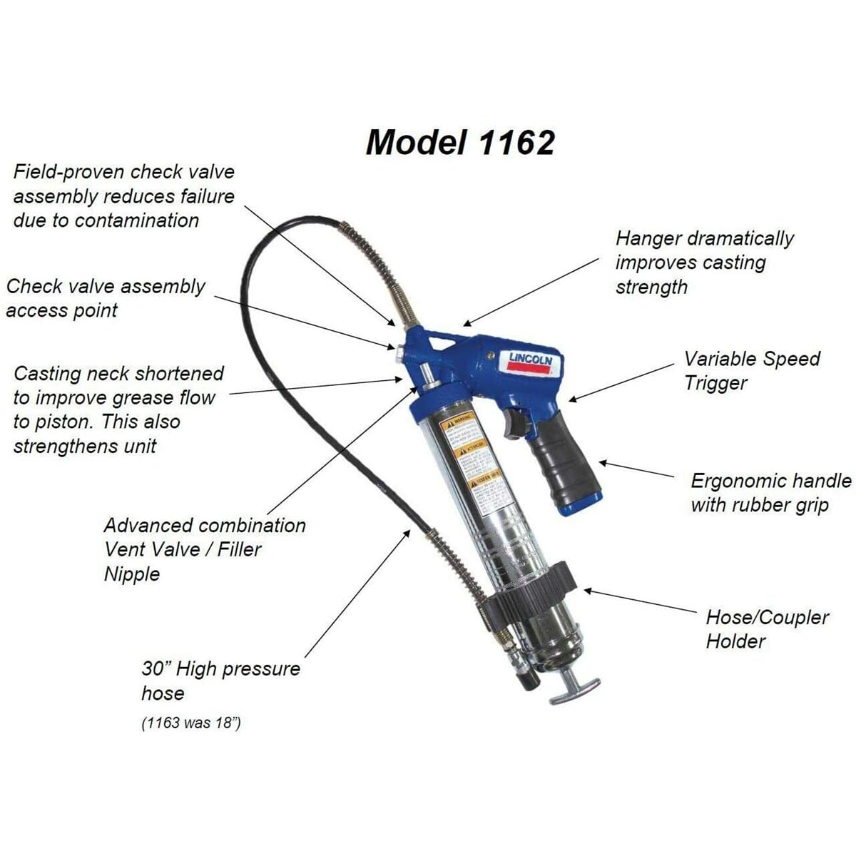 Lincoln Auto Accessory 1162, Pneumatic – view 2