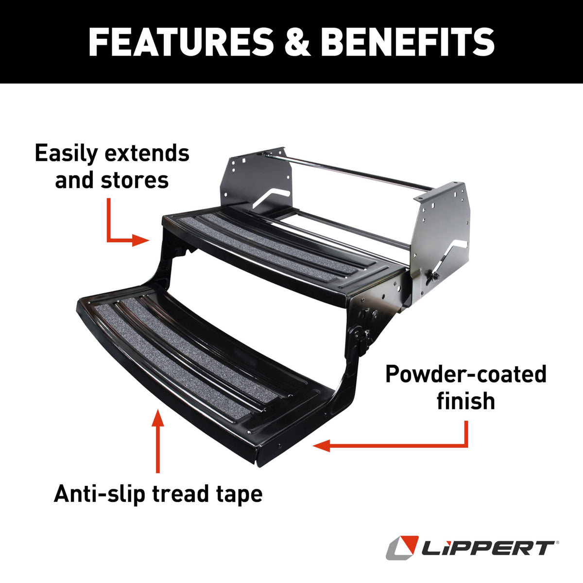 Lippert Components Ladder 285314, 24 Inch – view 2