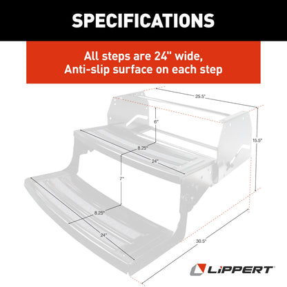 Lippert Components Ladder 285314, 24 Inch – view 4