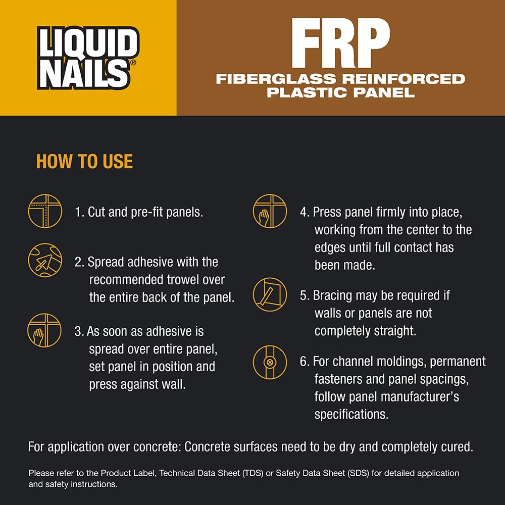 Liquid Nails Bonding Adhesives 022078310355, 3.5 gal – view 4