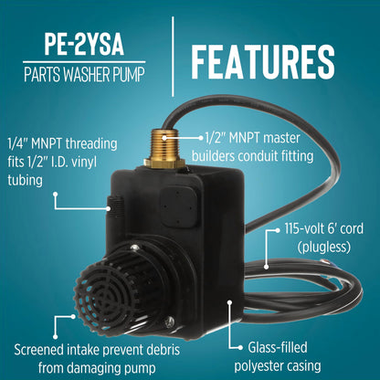 Little Giant Water Pump 518550, 5.4 x 2.9 x 5.5 in – view 3