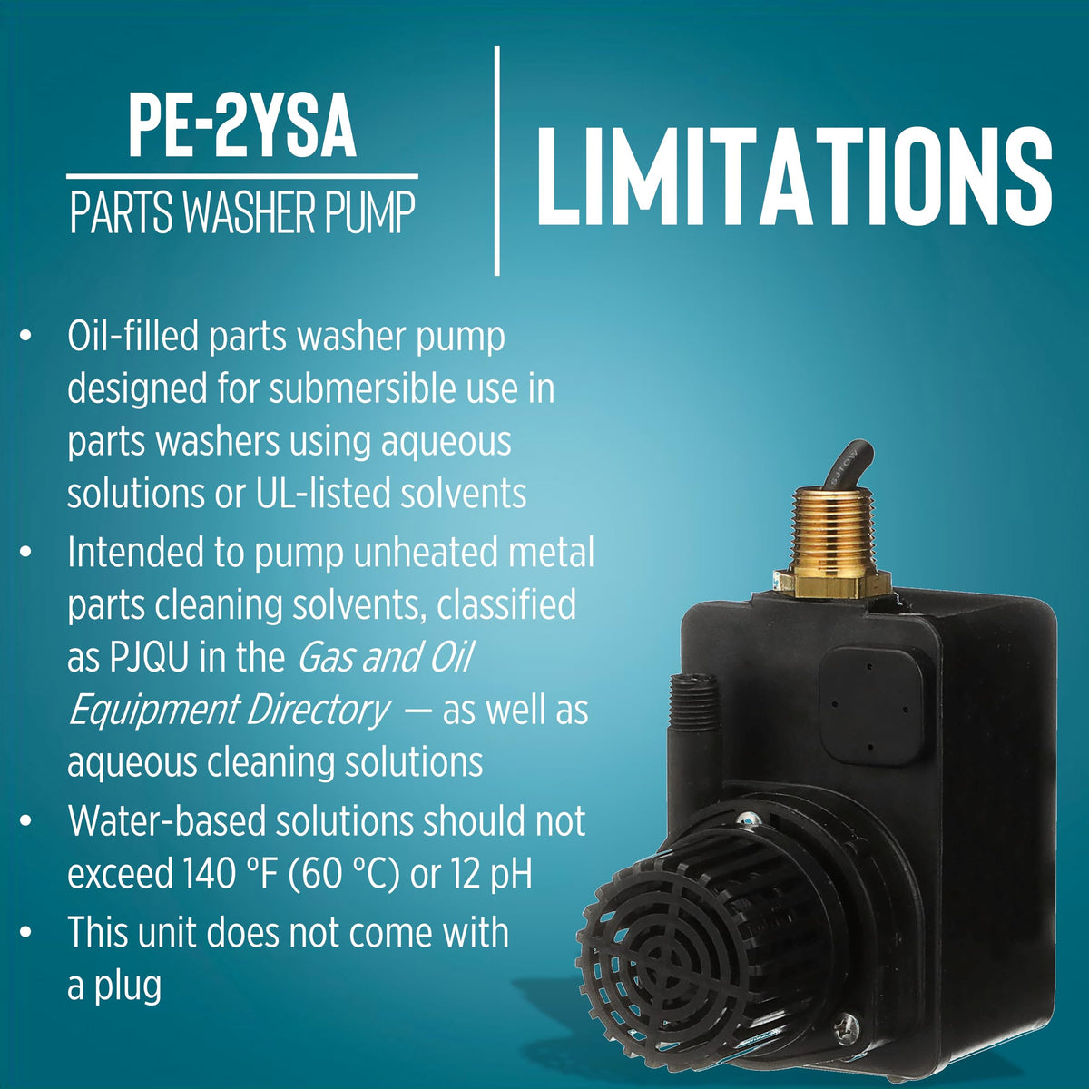Little Giant Water Pump 518550, 5.4 x 2.9 x 5.5 in – view 4