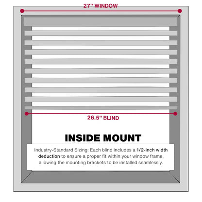 LOTUS & WINDOWARE Window Shade MLX2772WH, 27"W x 72"H – view 4