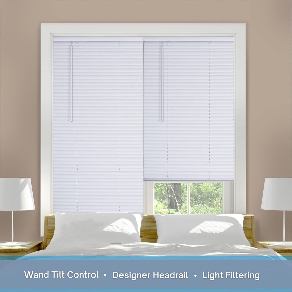 LOTUS & WINDOWARE Window Shade MLX3160WH, 31"W x 60"H – view 3