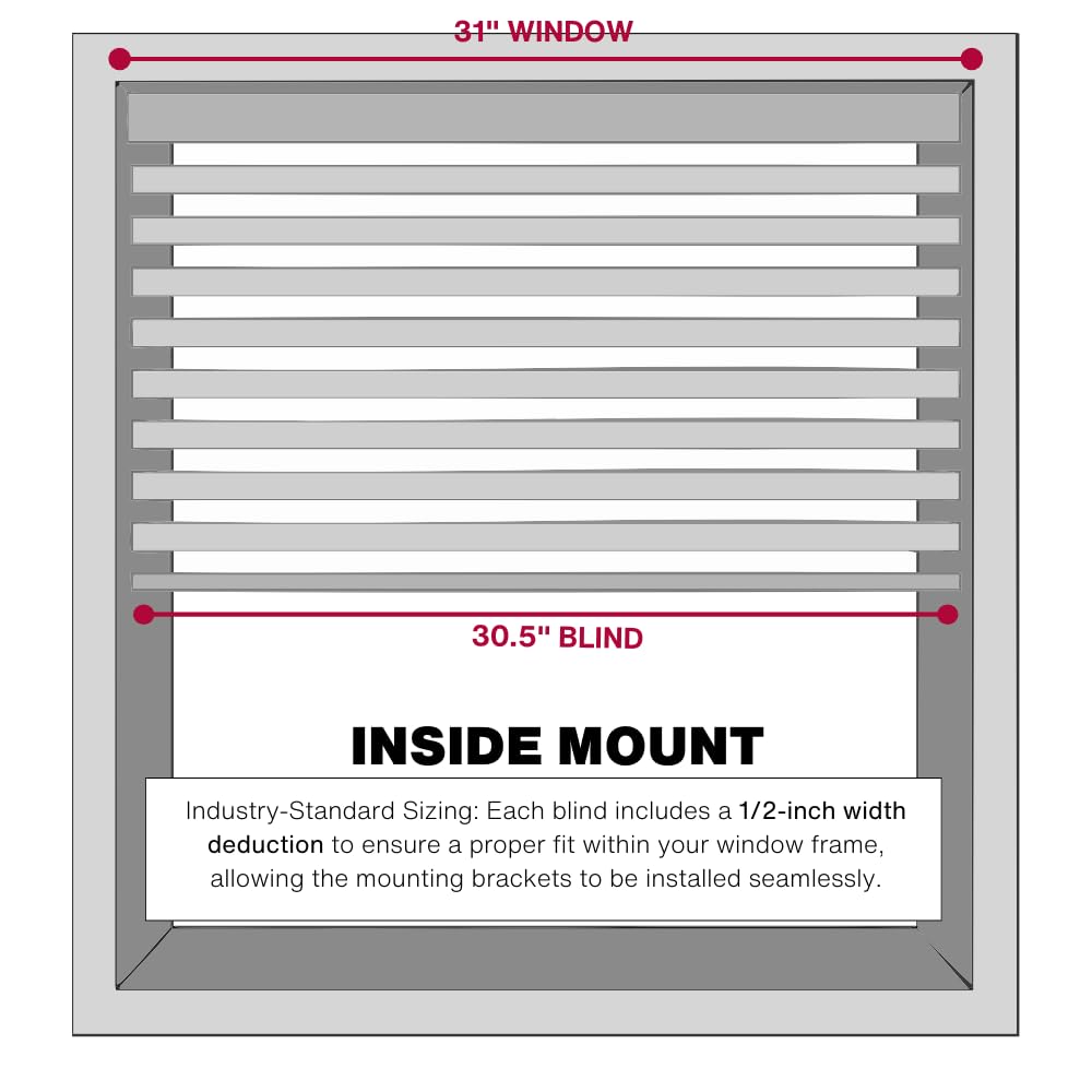 LOTUS & WINDOWARE Window Shade MLX3160WH, 31"W x 60"H – view 7