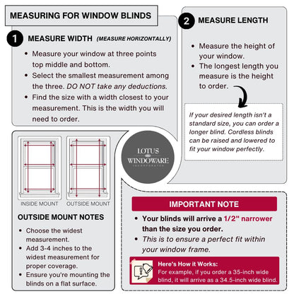 LOTUS & WINDOWARE Window Shade MLX3648AL, 35"W x 48"H – view 6
