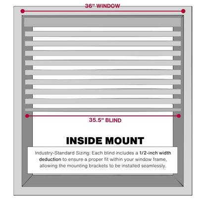LOTUS & WINDOWARE Window Shade MLX3660WH, 36"W x 60"H – view 4
