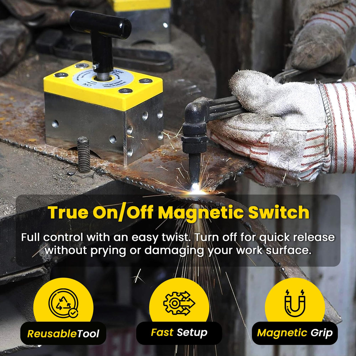 Magswitch Utility Magnet MAGSQUARE 600, 600 LBS – view 6