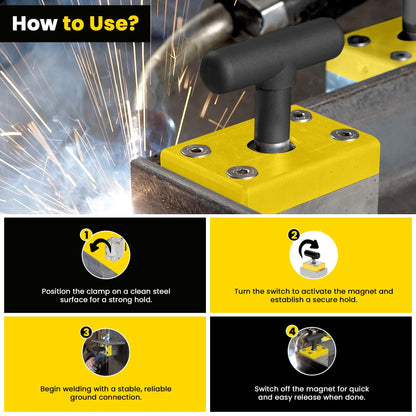 Magswitch Utility Magnet MAGSQUARE 600, 600 LBS – view 8