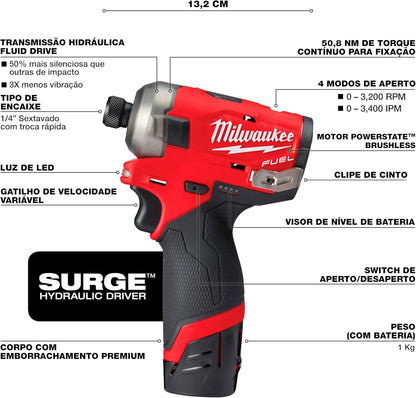 Milwaukee Drill 2551-20, 1/4" – view 3