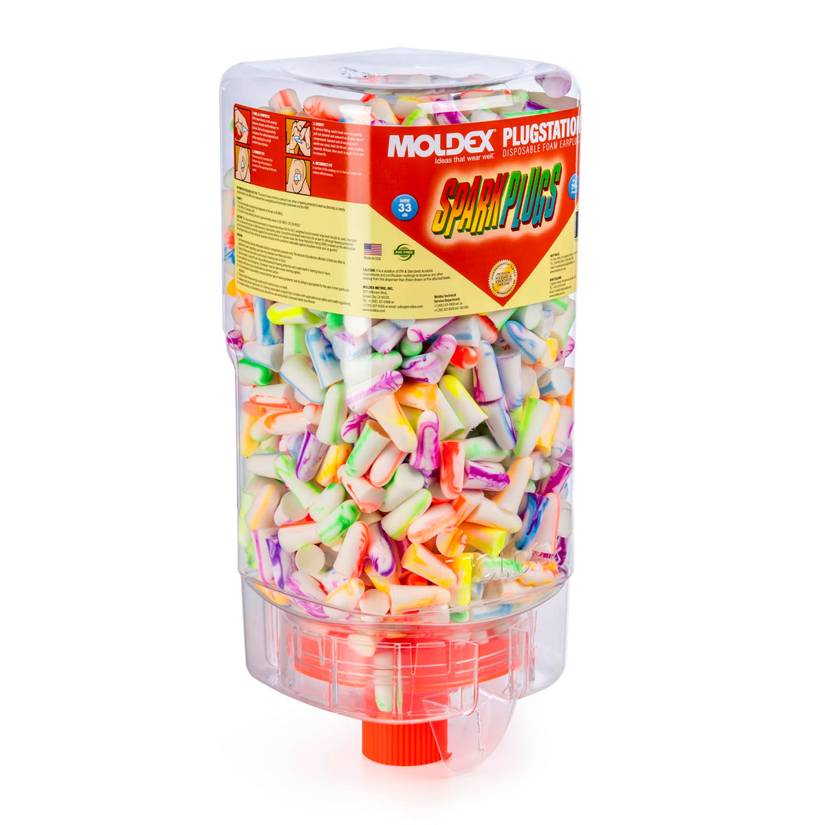 Moldex Earplug 6645, 1 pair (Pack of 500) – view 2
