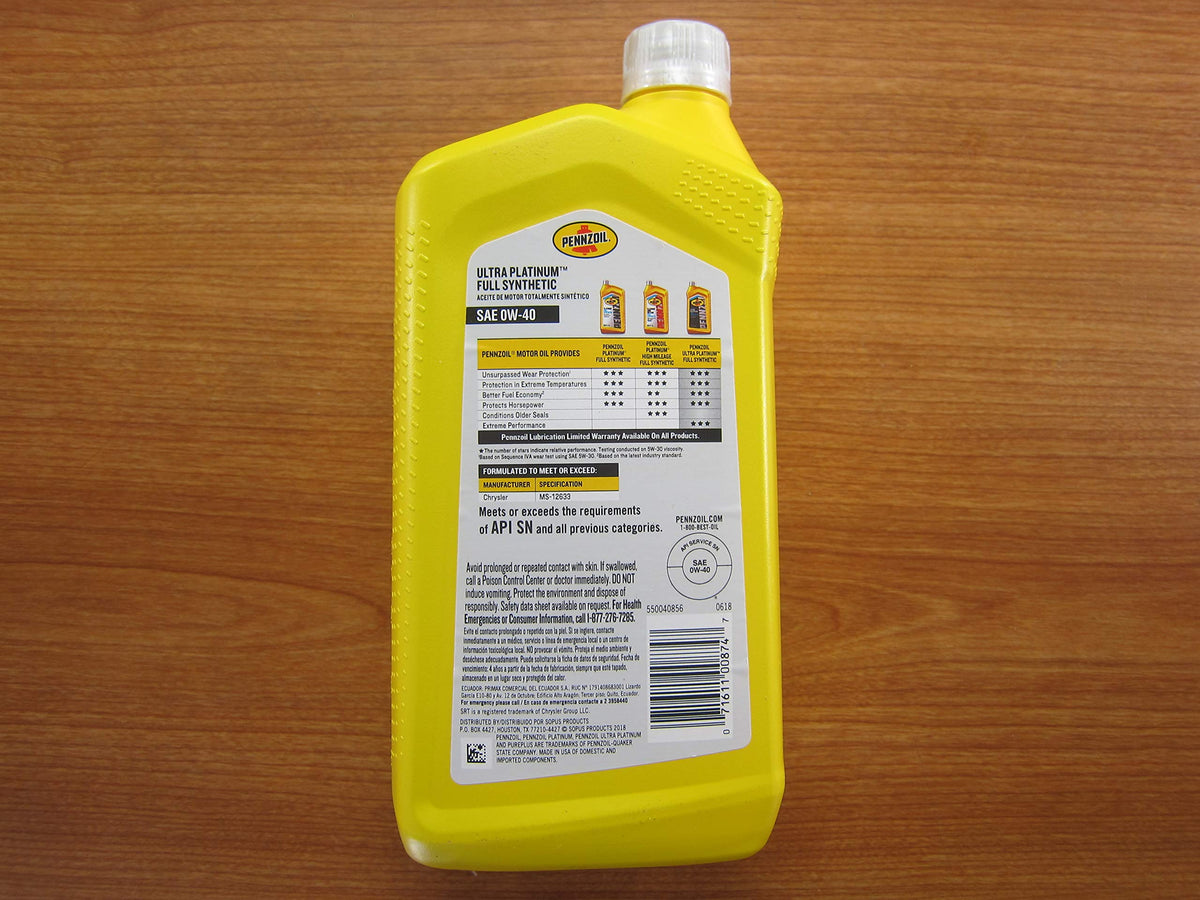 Mopar Auto Oil 68171066PB, 6 quarts – view 4