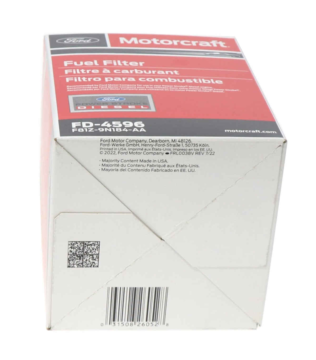Motorcraft Fuel Filter FD4596, Stock – view 5