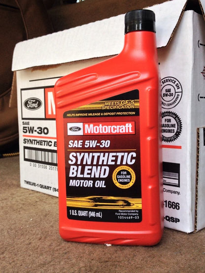 Motorcraft Auto Oil XO5W30QSP, 5 Qt.