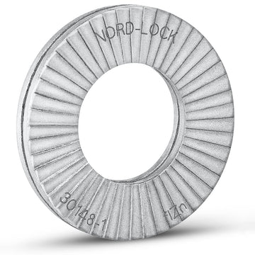 Nord-Lock Washers 2145, 3/8" Bolts Enlarged Diameter, 200 Count