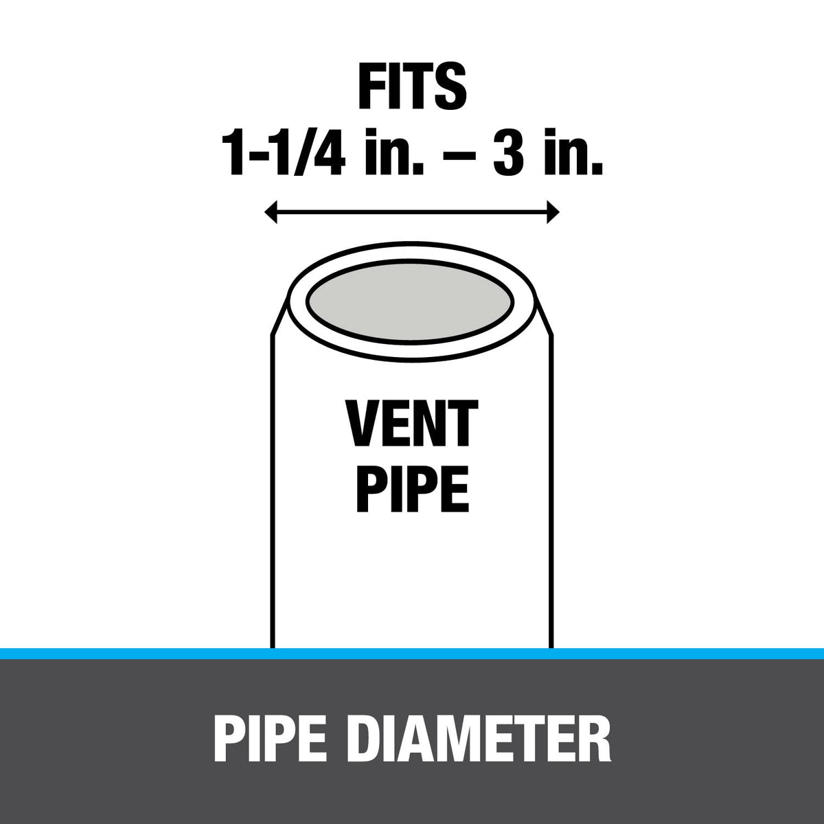 Oatey Hose Pipe Fitting 11919, 1.5-Inch - 3-Inch – view 5