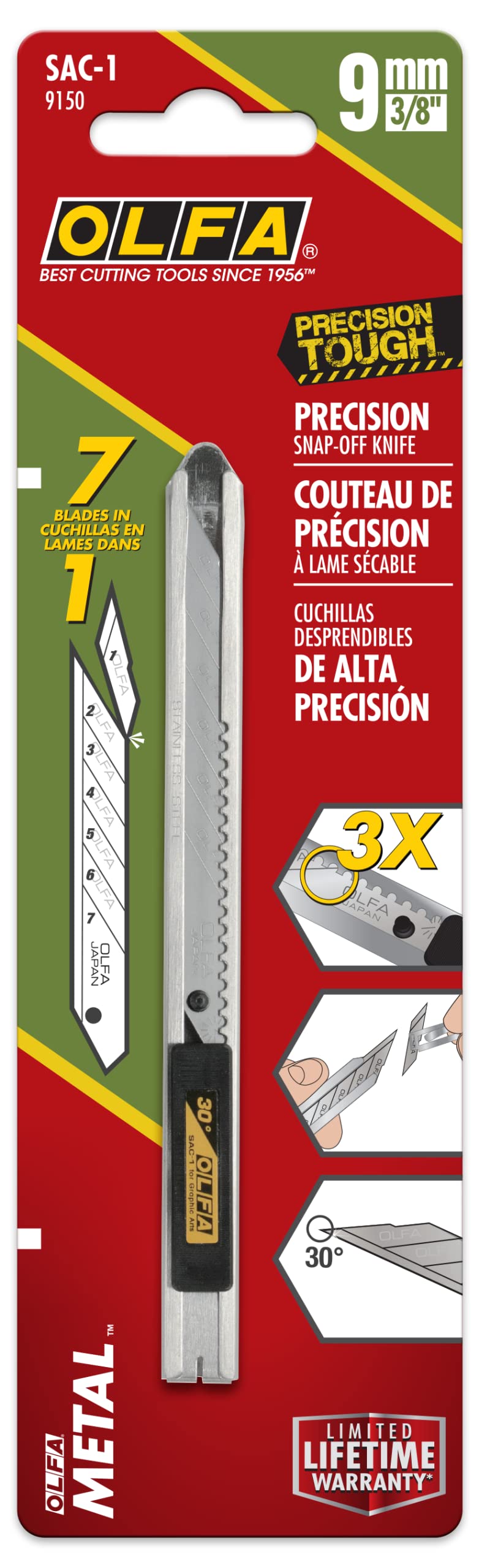 OLFA Utility Knife ARSAC-1, 8.6 in – view 4