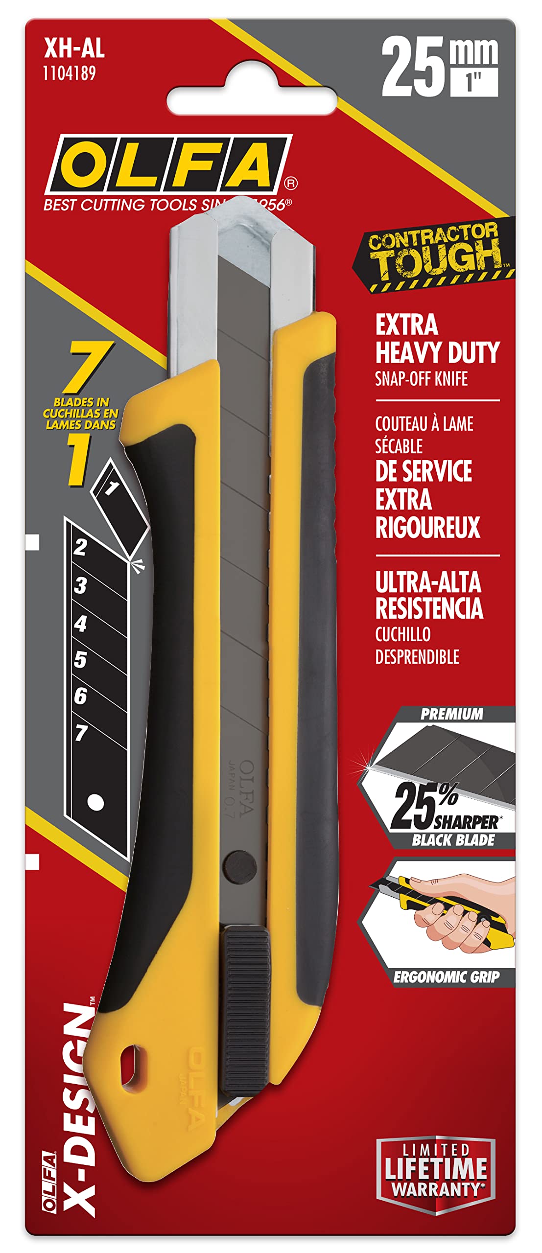 OLFA Utility Knife ARXH-AL, 25mm – view 5