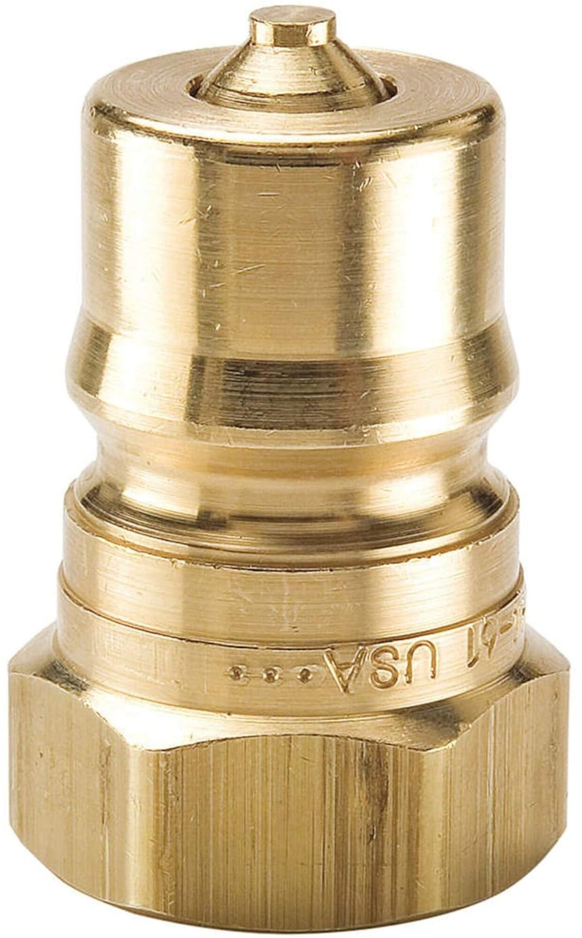 Parker Hose Pipe Fitting BH4-61, 1/2" Body Size, 1/2" Body Size, 1/2"-14 NPTF Thread