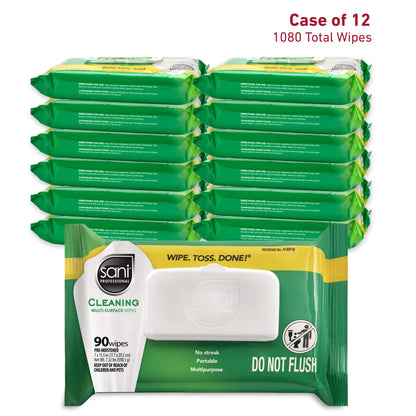 PDI Surface Cleaning Wipe A580FW, 90 Count (Pack of 12), 1080 Count – view 3
