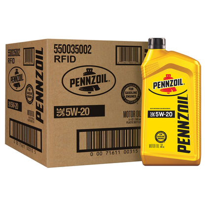Pennzoil 550035002 Motor Oil, 1 qt, Pack of 6