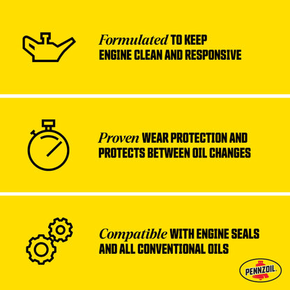 Pennzoil 550035002 Motor Oil, 1 qt, Pack of 6 – view 3