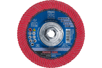 PFERD Abrasive Wheels 672001, 5" x 5/8-11" Large – view 2