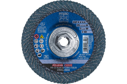 PFERD Abrasive Wheels 67216, 5" x 5/8-11" Medium – view 2