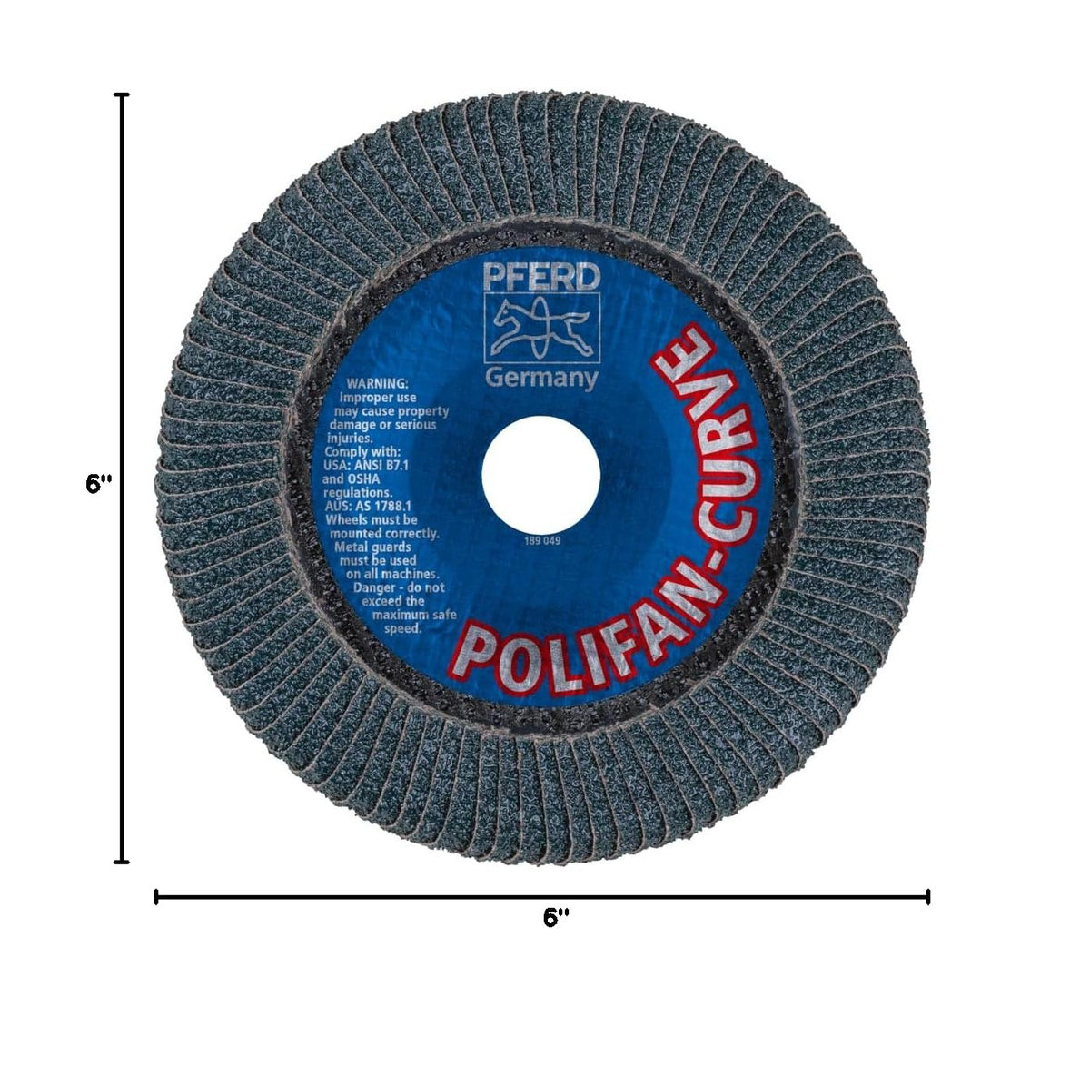 PFERD Abrasive Wheels 67367, 6" x 5/8-11" Large – view 14