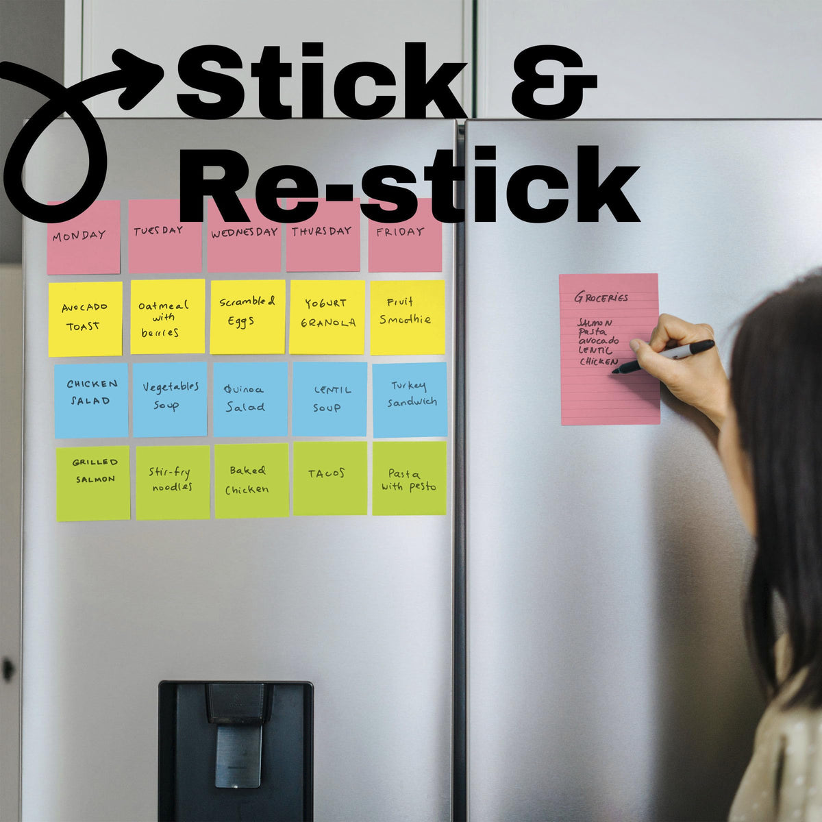 Post-it Self Stick Note 6845-SSP, 6.1" x 8" – view 6